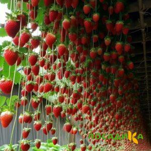 Клубника ампельная Анастасия купить по цене от 370р. в интернет-магазине «Посадика» с доставкой почтой в в Соль-Илецке и по всей России – [изображение №1].